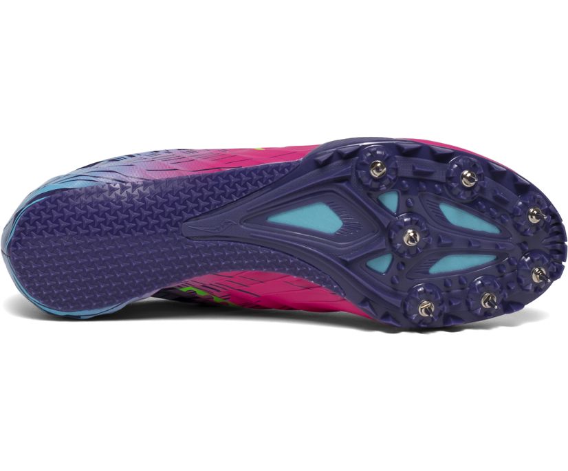 Saucony Spitfire 5 Women's Running Shoes Pink / Purple | Canada 203XYUF